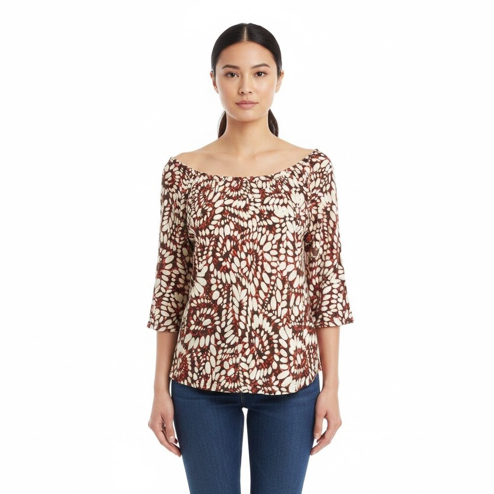 Kenneth Cole Reaction Women's Short Sleeve oversized Top Size Small